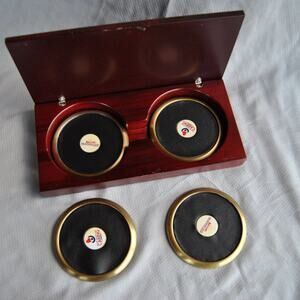 Marriott Vacation Club Heavy Duty Coasters with Wooden Storage Box